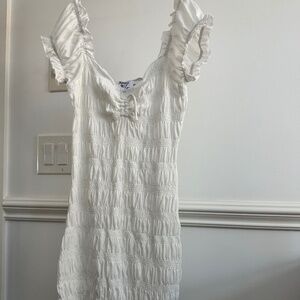 Princess Polly Barley Worn White Body Con Dress